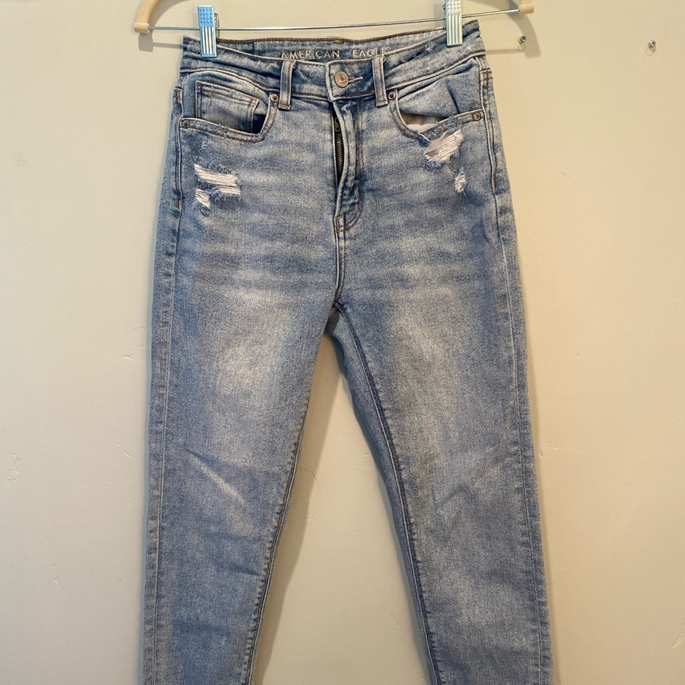 American Eagle Stretch Mom Jeans 00